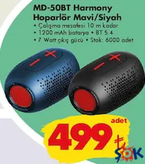 MİKADO MD-50BT HARMONY HOPARLÖR MAVİ/SİYAH indirimli fiyat MİKADO MD-50BT HARMONY HOPARLÖR MAVİ/SİYAH fiyat ve kampanya bilgisi
